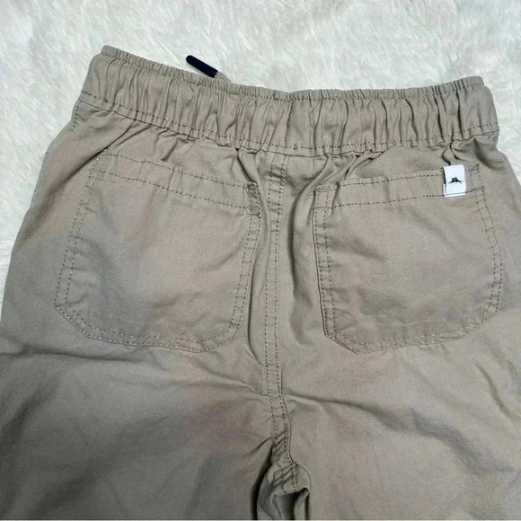Tommy Bahama Pants Elastic Tie Waist Light Tan Size 6 - Picture 14 of 16
